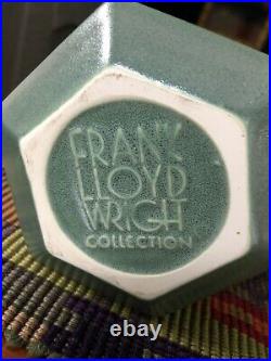 Frank Lloyd Wright Pinnacle Vases Haeger Pottery 2 Green A++