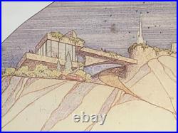 Frank Lloyd Wright Poster The Donahoe Triptych Project 1959 Organic Architecture