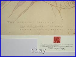 Frank Lloyd Wright Poster The Donahoe Triptych Project 1959 Organic Architecture