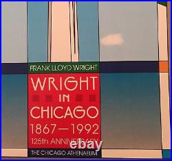 Frank Lloyd Wright Poster Wright In Chicago 1867-1992 Mile-high Tower Illinois