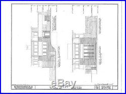 Frank Lloyd Wright Prairie Home, brick, wood & stucco