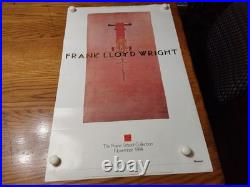 Frank Lloyd Wright Prairie School Collection 1984 Poster Milwaukee Art Museum