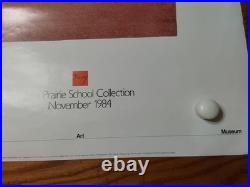 Frank Lloyd Wright Prairie School Collection 1984 Poster Milwaukee Art Museum