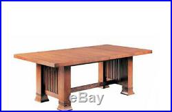 Frank Lloyd Wright, Prairie Style, 10 piece Oak Dining Room set