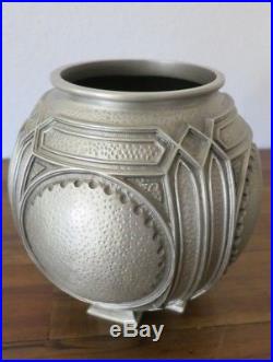 Frank Lloyd Wright Prairie Urn Pewter Vase