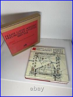 Frank Lloyd Wright Preliminary Studies 1889-1916 / VOL. 9 FOLIO HBDJ ILLUSTRATED