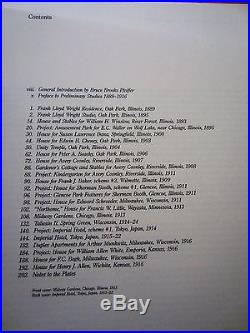 Frank Lloyd Wright Preliminary Studies 1889-1916 Volume 9 Bruce Brooks Pfeiffer