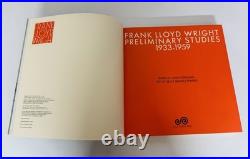 Frank Lloyd Wright Preliminary Studies 1933-1959 Vol 11 Complete Works Softcover