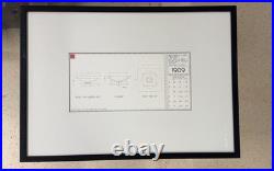 Frank Lloyd Wright Print Robie House Garden Vase Technical Drawing 1997