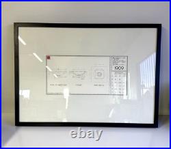 Frank Lloyd Wright Print Robie House Garden Vase Technical Drawing 1997