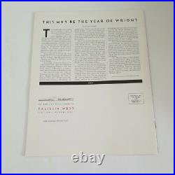 Frank Lloyd Wright Quarterly 1990 Volume 1 No. 1 Magazine Stunning Original