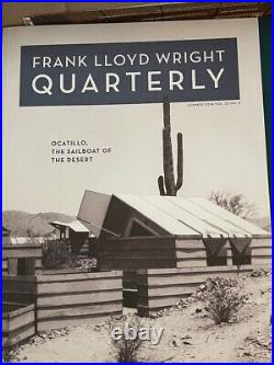 Frank Lloyd Wright Quarterly Vol 1/1-Vol 25/3 Complete VG+ 100 Copies 1990-2013