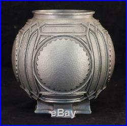 Frank Lloyd Wright Reproduction Pewter Metal VaseHistorical Arts & CastingVGC