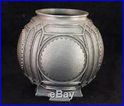 Frank Lloyd Wright Reproduction Pewter Metal VaseHistorical Arts & CastingVGC