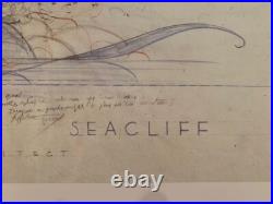 Frank Lloyd Wright SEACLIFF Project Poster Framed Signed Architecture Art Print