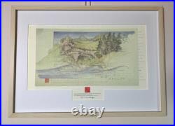 Frank Lloyd Wright SEACLIFF Project Poster Framed Signed Architecture Art Print