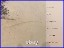 Frank Lloyd Wright'SEACLIFF' Project Watercolor & Colored Pencil Framed