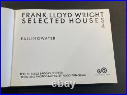 Frank Lloyd Wright SELECTED HOUSES 4 Fallingwater, RARE! Very Good Condition PB