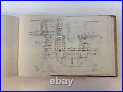 Frank Lloyd Wright STUDIES AND EXECUTED BUILDINGS old English book