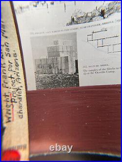 Frank Lloyd Wright San Marcos Arizona 1927/28 cancelled project glass slide