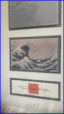 Frank Lloyd Wright'Seacliff' Framed Lithograph Print 1995 Phoenix Art Expo