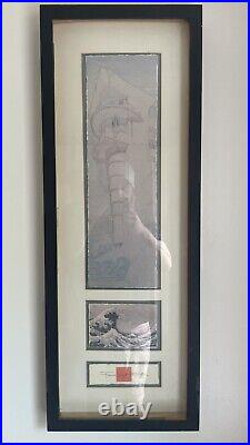 Frank Lloyd Wright'Seacliff' Framed Lithograph Print 1995 Phoenix Art Expo