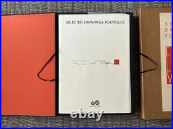 Frank Lloyd Wright Selected Drawings Portfolio 1977 / Japan Limited 480pcs