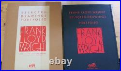 Frank Lloyd Wright Selected Drawings Portfolio 1977 Japan Limited 480pcs withBOX