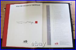 Frank Lloyd Wright Selected Drawings Portfolio 1977 Japan Limited 480pcs withBOX