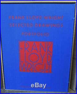 Frank Lloyd Wright Selected Drawings Portfolio, 1979 Vol 2, Orig Box A410/500