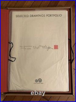 Frank Lloyd Wright Selected Drawings Portfolio, 1982 VOL 3, ORIG BOX A309 RARE