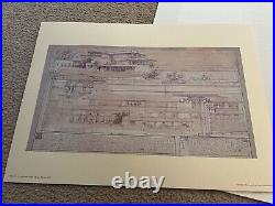 Frank Lloyd Wright Selected Drawings Portfolio, 1982 Vol 3, Orig Box A263/500