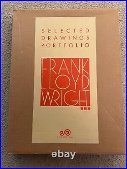 Frank Lloyd Wright Selected Drawings Portfolio, 1982 Vol 3, Orig Box A263/500
