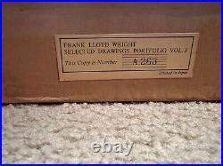 Frank Lloyd Wright Selected Drawings Portfolio, 1982 Vol 3, Orig Box A263/500