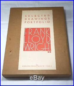Frank Lloyd Wright Selected Drawings Portfolio Limited Edition prints