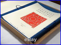 Frank Lloyd Wright Selected Drawings Portfolio Limited Edition prints