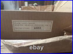 Frank Lloyd Wright Selected Drawings Portfolio Vol 2 A653 1979 Rare Nos