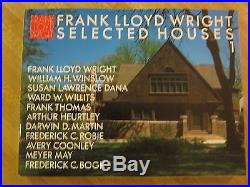 Frank Lloyd Wright/Selected Houses 1, 5, 6/3 vol. /pb/VG+/Architecture