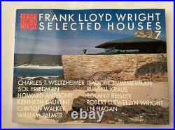 Frank Lloyd Wright Selected Houses 2 3 4 5 6 7 8. 7 magazinese set Used Japan
