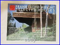 Frank Lloyd Wright Selected Houses 8 Volume Set (Complete) Great Condition