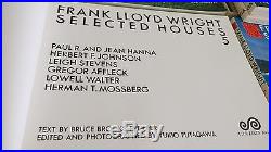 Frank Lloyd Wright Selected Houses Vol's 1-8 Complete Set