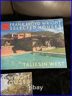 Frank Lloyd Wright Selected Houses Vols 1,3 & 5 Bruce Pfieffer + Yukio Futagawa