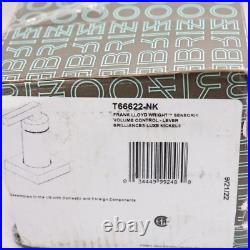 Frank Lloyd Wright Sensori Volume Control Trim with Lever Handle T66622-NK