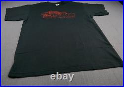 Frank Lloyd Wright Shirt Vtg 90s Fallingwater Beneficial T's Medium Black Red