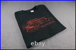 Frank Lloyd Wright Shirt Vtg 90s Fallingwater Beneficial T's Medium Black Red