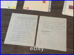 Frank Lloyd Wright Signed 1953 Manuscript to Robsjohn Gibbings Book