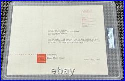 Frank Lloyd Wright Signed Autograph 1952 Typed Letter PSA/DNA Encapsulated