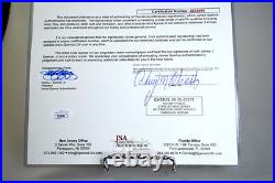 Frank Lloyd Wright Signed Bank Deposit Slip Authenticated by JSA