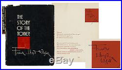 Frank Lloyd Wright Signed Book''The Story of the Tower'