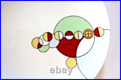 Frank Lloyd Wright Signed Cabaret Lg Plate Imperial Hotel 1968 Not Reproduction